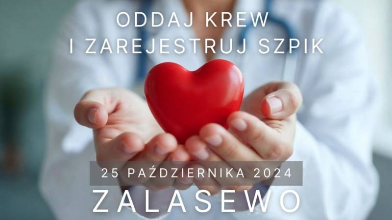 ODDAJ KREW  I ZAREJESTRUJ SZPIK