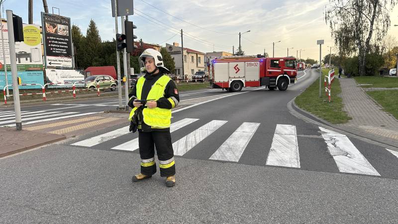 Wypadek na wiadukcie w Swarzędzu